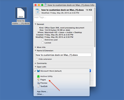 macbook how to change default program